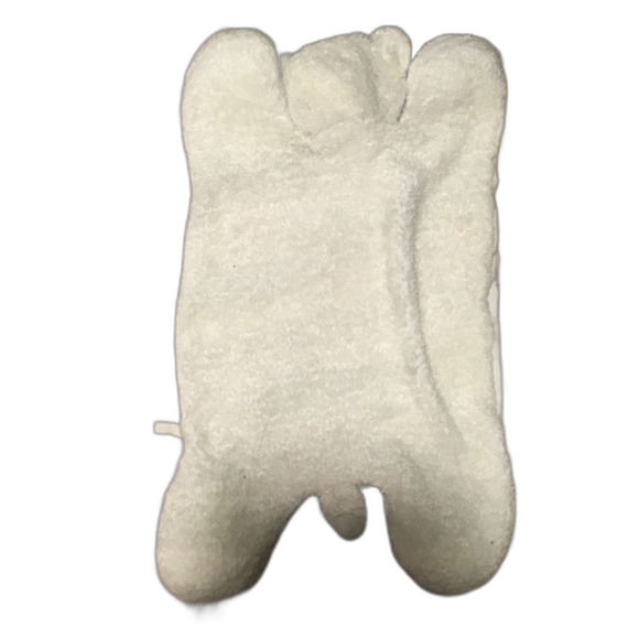 Ltd Commodities Inc Vtg 1997 White Pink Hearts Bear Kids Baby Rug Tummy Time - Picture 2 of 2